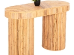 ΚΟΝΣΟΛΑ ΟΒΑΛ GATSBY HM9871 ΦΥΣΙΚΟ RATTAN ΣΕ ΦΥΣΙΚΟ ΧΡΩΜΑ 110x45x74,5Υεκ.
