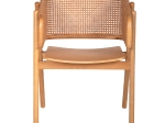 ΠΟΛΥΘΡΟΝΑ KENLEE HM9872 ΦΡΑΞΙΝΟΣ ΚΑΙ ΦΥΣΙΚΟ RATTAN RATTAN ΣΕ ΦΥΣΙΚΟ 57,5x55x81Yεκ.