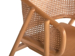 ΠΟΛΥΘΡΟΝΑ KENLEE HM9872 ΦΡΑΞΙΝΟΣ ΚΑΙ ΦΥΣΙΚΟ RATTAN RATTAN ΣΕ ΦΥΣΙΚΟ 57,5x55x81Yεκ.