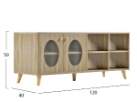 ΕΠΙΠΛΟ ΤΗΛΕΟΡΑΣΗΣ RILLION HM9879 ΜΕΛΑΜΙΝΗ ΣΕ SONAMA 120x40x50Yεκ