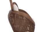 ΠΟΛΥΘΡΟΝΑ CIRCE HM9883 RATTAN ΚΑΦΕ-ΜΑΞΙΛΑΡΙΑ ΕΚΡΟΥ 100x74x112,5Υεκ.