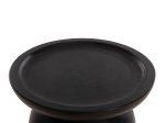 ΤΡΑΠΕΖΙ ΒΟΗΘΗΤΙΚΟ LOKI HM9899.02 ΜΑΥΡΟ ΜΑΣΙΦ ΞΥΛΟ SUAR Φ30x45,5Υεκ.