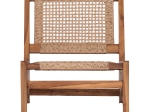ΚΑΡΕΚΛΑ LOUNGE LUKILLA HM9913 ΞΥΛΟ TEAK ΣΕ ΦΥΣΙΚΟ--ΣΥΝΘ.ΣΧΟΙΝΙ ΜΠΕΖ 55,5x74x65Υεκ.