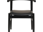 ΠΟΛΥΘΡΟΝΑ ΤΡΑΠΕΖΑΡΙΑΣ CERSEI HM9946.02 RUBBERWOOD & PU ΣΕ ΜΑΥΡΟ 57x54x74Υεκ