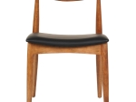KΑΡΕΚΛΑ ΤΡΑΠΕΖΑΡΙΑΣ ALOR HM9947.03 RUBBERWOOD ΚΑΡΥΔΙ-ΜΑΥΡΟ PU 55x51x75Υεκ