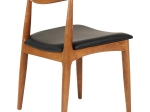 KΑΡΕΚΛΑ ΤΡΑΠΕΖΑΡΙΑΣ ALOR HM9947.03 RUBBERWOOD ΚΑΡΥΔΙ-ΜΑΥΡΟ PU 55x51x75Υεκ