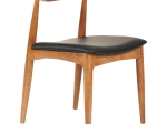 KΑΡΕΚΛΑ ΤΡΑΠΕΖΑΡΙΑΣ ALOR HM9947.03 RUBBERWOOD ΚΑΡΥΔΙ-ΜΑΥΡΟ PU 55x51x75Υεκ