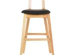 ΣΚΑΜΠΟ ΜΠΑΡ USOPP HM9951.01 RUBBERWOOD ΣΕ ΟΑΚ-ΜΑΥΡΟ PU 43x41x100Υεκ.