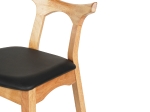 ΣΚΑΜΠΟ ΜΠΑΡ USOPP HM9951.01 RUBBERWOOD ΣΕ ΟΑΚ-ΜΑΥΡΟ PU 43x41x100Υεκ.