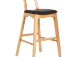 ΣΚΑΜΠΟ ΜΠΑΡ USOPP HM9951.01 RUBBERWOOD ΣΕ ΟΑΚ-ΜΑΥΡΟ PU 43x41x100Υεκ.