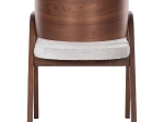 ΚΑΡΕΚΛΑ NERO HM9972 RUBBERWOOD ΣΕ ΚΑΡΥΔΙ-ΓΚΡΙ ΥΦΑΣΜΑ ΚΑΘΙΣΜΑ 56x56x78Yεκ.