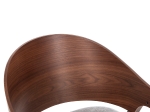ΚΑΡΕΚΛΑ NERO HM9972 RUBBERWOOD ΣΕ ΚΑΡΥΔΙ-ΓΚΡΙ ΥΦΑΣΜΑ ΚΑΘΙΣΜΑ 56x56x78Yεκ.