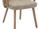 ΚΑΡΕΚΛΑ ΤΡΑΠΕΖΑΡΙΑΣ RIG HM9979.01 WHITE WASH ΞΥΛΟ ΟΞΙΑΣ-ΜΠΕΖ ΥΦΑΣΜΑ 59x58,5x72,5Υεκ.