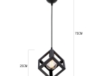 ΚΡΕΒΑΤΙ PAVI ΔΙΠΛΟ ΒΕΛΑΝΙΔΙΑ ΜΕ ΠΑΤΩΜΑ 160X200CM