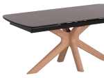 ΤΡΑΠΕΖΙ ΤΡΑΠΕΖΑΡΙΑΣ HORIZON SM18091.02 ΚΕΡΑΜΙΚΟ TOP-ΠΟΔΙΑ ΣΗΜΥΔΑ ΜΕ ΦΡΑΞΙΝΟ 180x90εκ