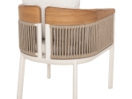 ΠΟΛΥΘΡΟΝΑ ΑΛΟΥΜINIOY ΣΕΙΡΑ ETHEREAL SM6166 ΞΥΛΟ TEAK-P.E.ΣΧΟΙΝΙ-OLEFIN 60x63x84Υεκ