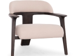 ΠΟΛΥΘΡΟΝΑ LOUNGE TRIAD SM9968 ΞΥΛΟ TEAK ΣΕ ΜΑΥΡΟ-ΕΚΡΟΥ ΥΦΑΣΜΑ 77x75,5x67Υεκ.