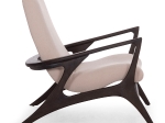 ΠΟΛΥΘΡΟΝΑ LOUNGE ARYA SM9969 ΞΥΛΟ TEAK ΣΕ ΜΑΥΡΟ-ΕΚΡΟΥ ΜΠΟΥΚΛΕ ΥΦΑΣΜΑ 92x80x86Υεκ.