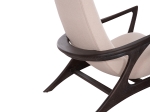 ΠΟΛΥΘΡΟΝΑ LOUNGE ARYA SM9969 ΞΥΛΟ TEAK ΣΕ ΜΑΥΡΟ-ΕΚΡΟΥ ΜΠΟΥΚΛΕ ΥΦΑΣΜΑ 92x80x86Υεκ.