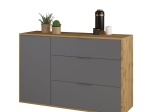 ΜΠΟΥΦΕΣ NITRO ΓΚΡΙ ΓΡΑΦΙΤΗ ΜΕ ΒΕΛΑΝΙΔΙΑ 120X40X80ΕΚ
