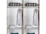 ΝΤΟΥΛΑΠΑ ΡΟΥΧΩΝ TRENDLINE MEGAPAP ΤΕΤΡΑΦΥΛΛΗ ΧΡΩΜΑ SONOMA 160X47X187ΕΚ.