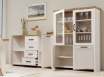 ΜΠΟΥΦΕΣ VERNE 147.9X37.2X91.8CM ΛΕΥΚΟ-ΦΥΣΙΚΟ ΔΡΥΣ
