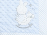 Borea Κουβέρτα Κούνιας Rocking Rabbit 110 x 140 cm Ροζ