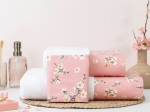 Borea Πετσέτες Σετ 3ΤΜΧ Jasmine 70 x 140 / 50 x 90 / 30 x 50 cm Πετρόλ