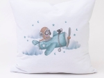 Borea Μαξιλάρι Διακοσμητικό Printed Aviator 45 x 45 cm Λευκό