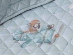 Borea Κουβερλί Σετ Aviator Μονό 160 x 220 cm + 50 x 70 cm Πετρόλ