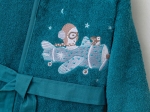 Borea Μπουρνούζι Βρεφικό Aviator (5-6) Πετρόλ