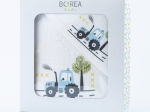 Borea Πετσέτες Σετ 2ΤΜΧ Trucky Λευκό 70 x 120 / 30 x 50 cm Λευκό