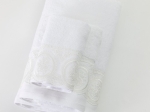 Borea Πετσέτες Σετ 3ΤΜΧ Amelie 70 x 140 / 50 x 90 / 30 x 50 cm Εκρού