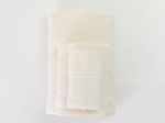 Borea Πετσέτες Σετ 3ΤΜΧ Blanche 70 x 140 / 50 x 90 / 30 x 50 cm Πούδρα