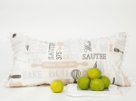 Borea Μαξιλάρι Διακοσμητικό Bon Apetit 30 x 60 cm Εκρού