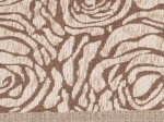 Borea Ριχτάρι Σενίλ Τριθέσιο Roses 180 x 300 cm Σπαγγί