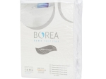 Borea Επίστρωμα Αδιάβροχο 120 x 200 cm + 40 cm Λευκό
