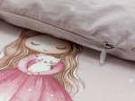 Borea Παπλωματοθήκη Little Queen Μονή 160 x 240 cm Ροζ