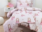 Borea Παπλωματοθήκη Little Queen Μονή 160 x 240 cm Ροζ