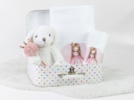 Borea Πετσέτες Σετ 2ΤΜΧ Little Queen Λευκό 70 x 120 / 30 x 50 cm Λευκό