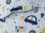 Borea Κουβερλί Κούνιας Car 110 x 140 cm Πετρόλ