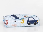 Borea Κουβερλί Κούνιας Car 110 x 140 cm Πετρόλ
