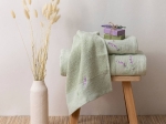 Borea Πετσέτες Σετ 3ΤΜΧ Lavender 70 x 140 / 50 x 90 / 30 x 50 cm Λιλά