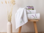 Borea Πετσέτες Σετ 3ΤΜΧ Lavender 70 x 140 / 50 x 90 / 30 x 50 cm Λιλά