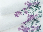 Borea Πετσέτες Σετ 3ΤΜΧ Forget me Not 70 x 140 / 50 x 90 / 30 x 50 cm Εκρού