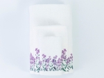 Borea Πετσέτες Σετ 3ΤΜΧ Forget me Not 70 x 140 / 50 x 90 / 30 x 50 cm Εκρού