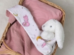 Borea Κουβέρτα Αγκαλιάς Bunny 80 x 110 cm Γκρι
