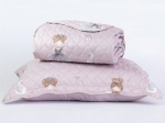 Borea Κουβερλί Σετ Odette Μονό 160 x 220 cm + 50 x 70 cm Λιλά
