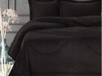 Borea Κουβερτοπάπλωμα Cozy Μονό 160 x 220 cm Μαύρο
