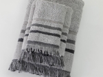 Borea Πετσέτες Σετ 3ΤΜΧ Jill 70 x 140 / 50 x 90 / 30 x 50 cm Σπαγγί